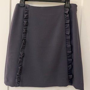 LOFT Gray Skirt with Ruffles, Size 6T, Never Worn